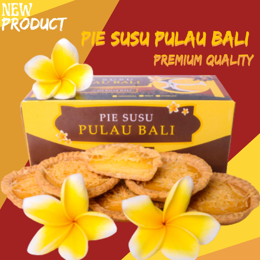 

Pie Susu Pulau Bali Rasa Keju Isi 10