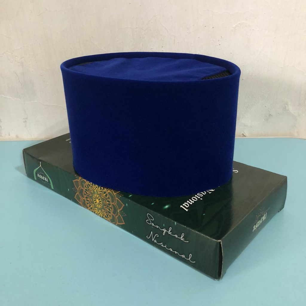 PECI BIRU TINGGI 11 CM 12 CM 13 CM | PECI SUFI TINGGI | SONGKOK WARNA TINGGI | KOPIAH TINGGI