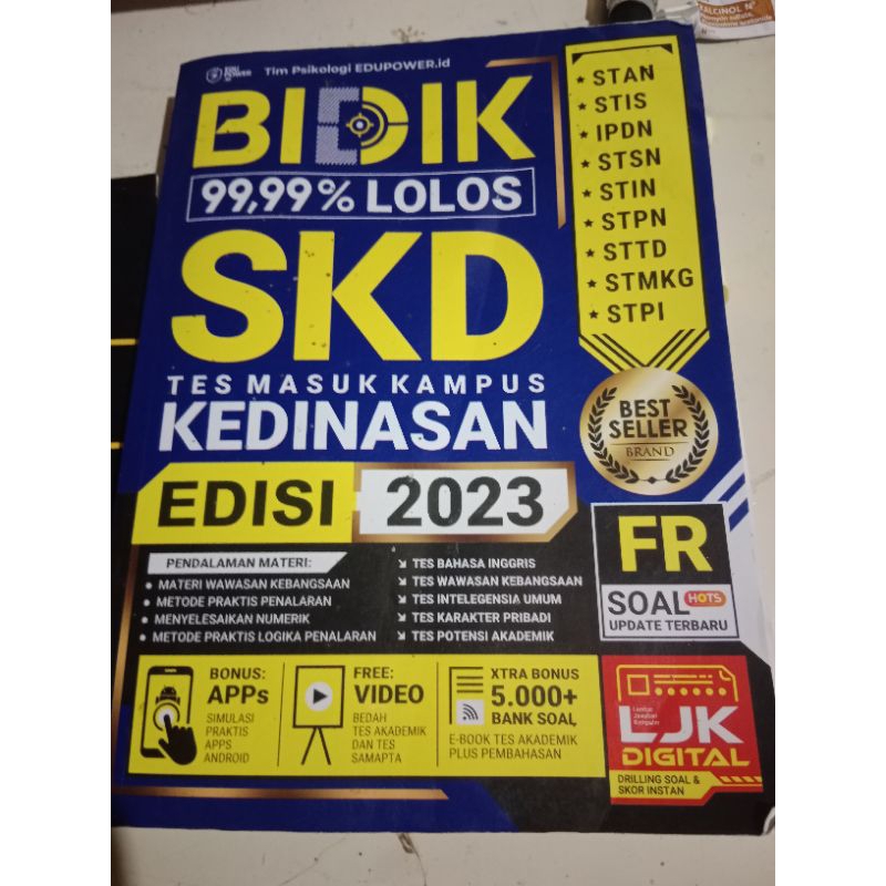 Paket Buku Ori Sekolah Kedinasan EDISI 2023 (STAN, STIS, IPDN, STSN, STTD, STMKG, DSB.)