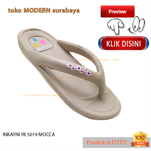 Sandal wanita casual sandal jepit karet INKAYNI YK 5019