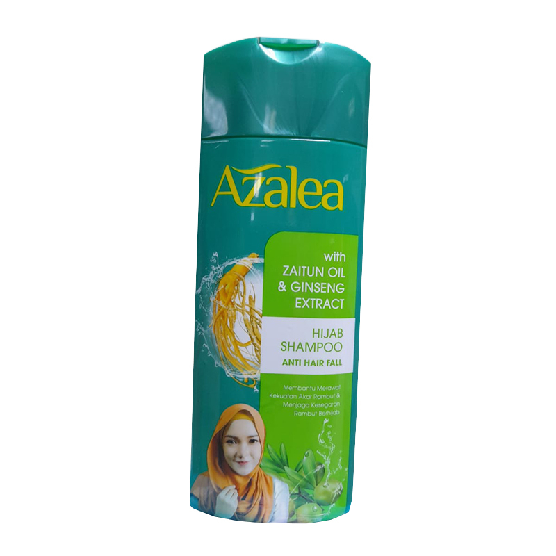 Azalea Hijab Shampoo 180ml Mengandung Bahan Alami Zaitun Oil Dan Ginseng Extract Sampo Aza Lea