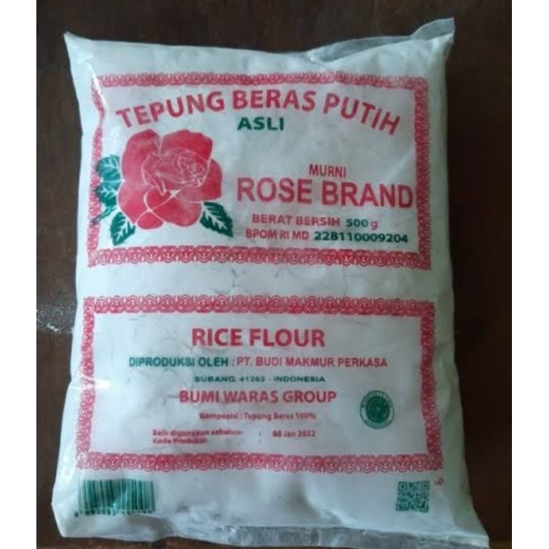 

Tepung Beras Rose Brand 500 Gram