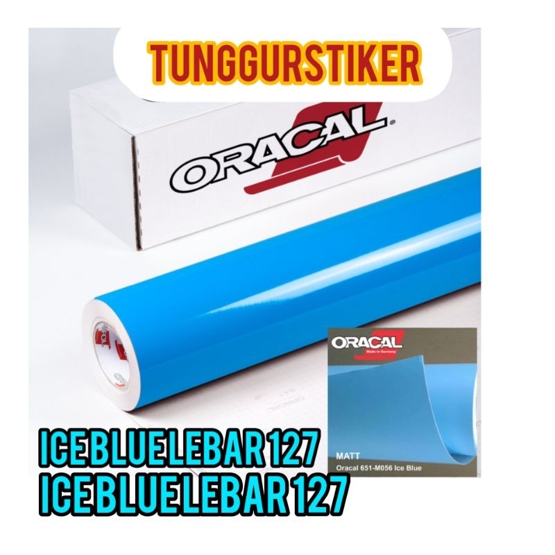 oracal ice blue/ biru muda lebar 127 skotlet mobil