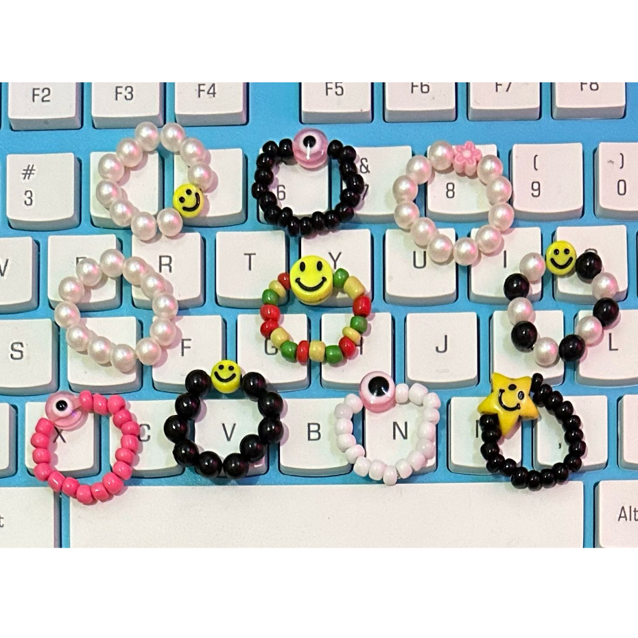 Cincin Beads Korean Lucu Cantik Banyak Model