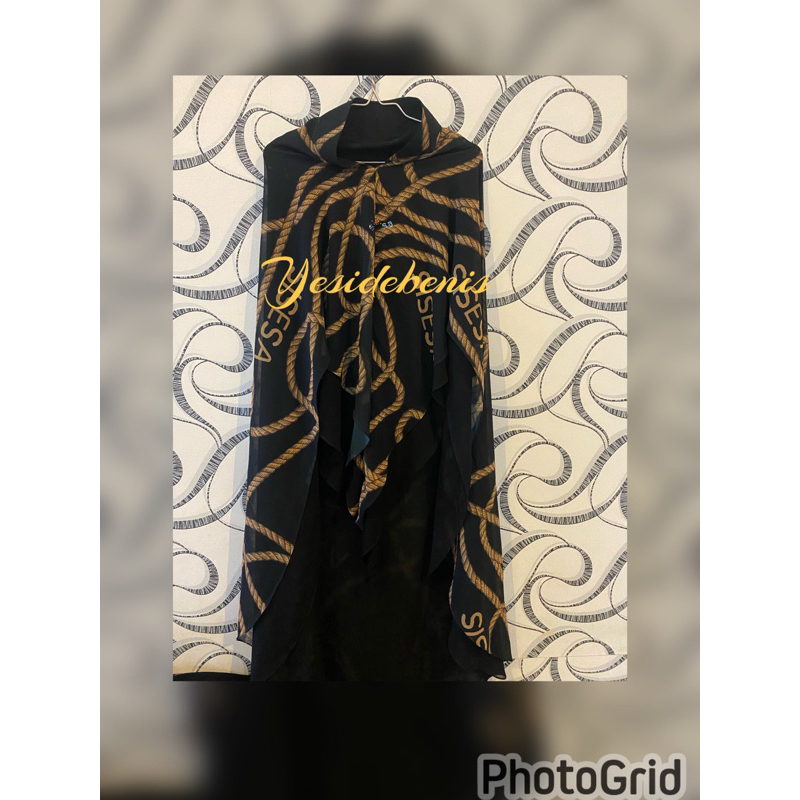preloved khimar sisesa sabika black Limited