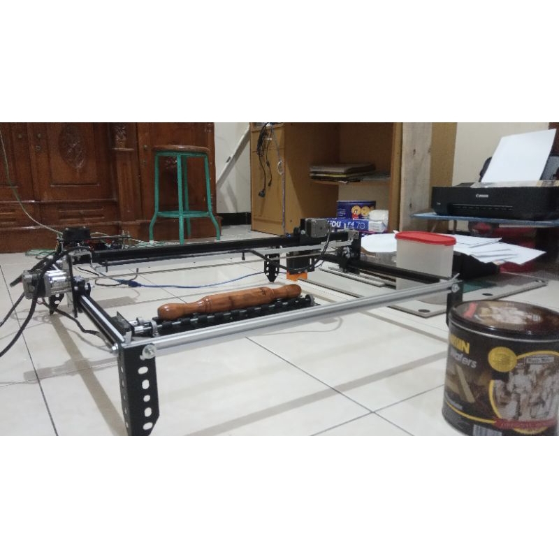 cnc laser dioda 40w + rotary axis