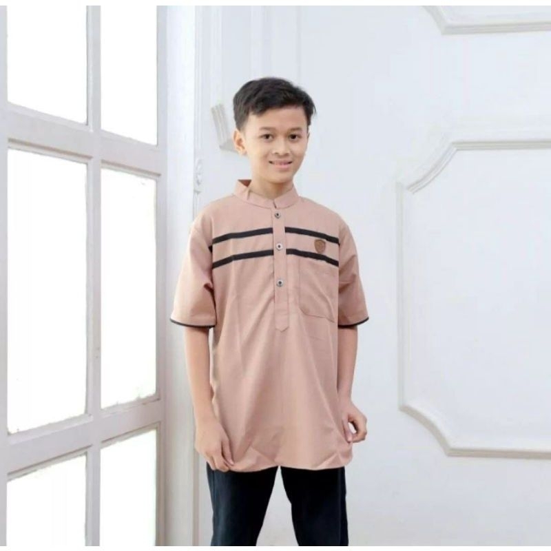 Baju koko kurta anak SD SMP || kemeja anak viral lengan pendek || baju muslim anak terlaris