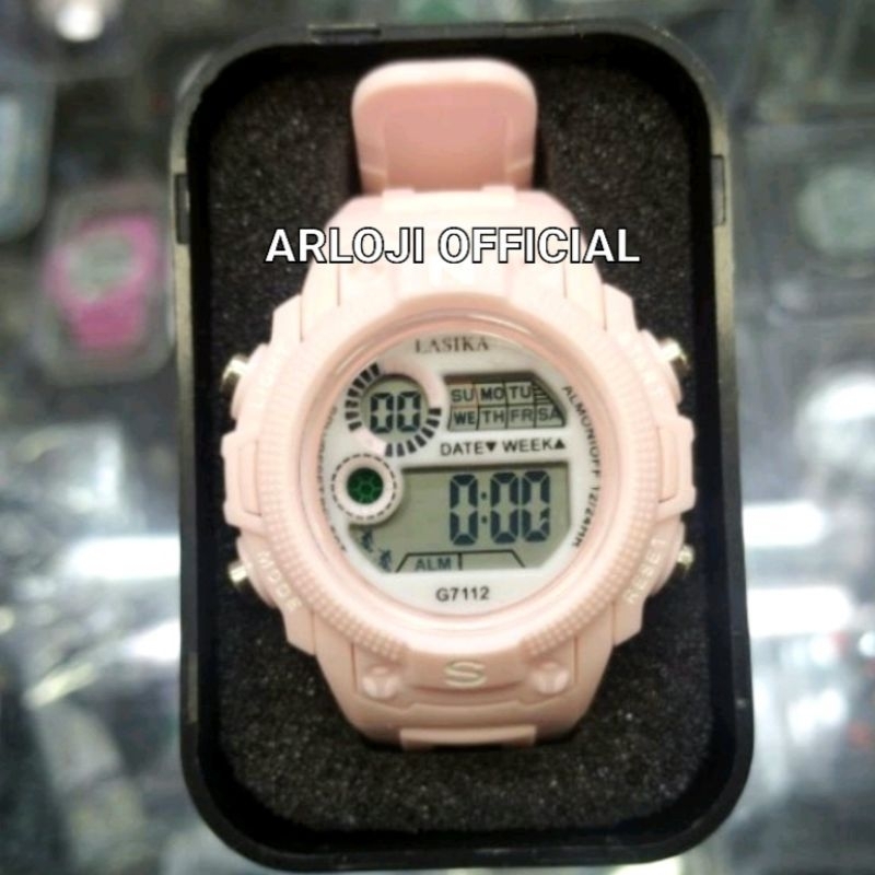Jam tangan bulat Lasika Anak Remaja bisa pake renang ada Box