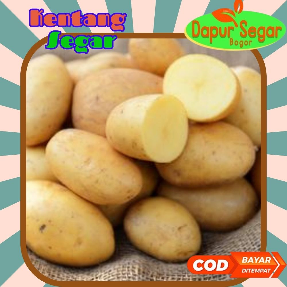 

Kentang Dieng Lokal 1kg Toko Pasar sayur sayuran sayurmayur Freshmart online segar Bogor Dapursegar