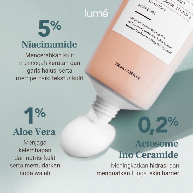 LUME Nourishing Facial Cleanser 100 mL