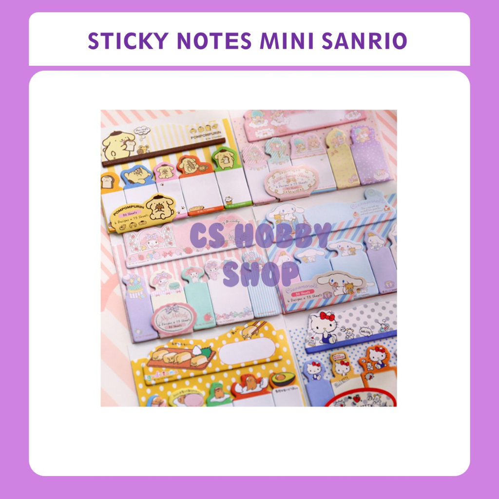 

Sticky Notes Sanrio Cinnamoroll My Melody