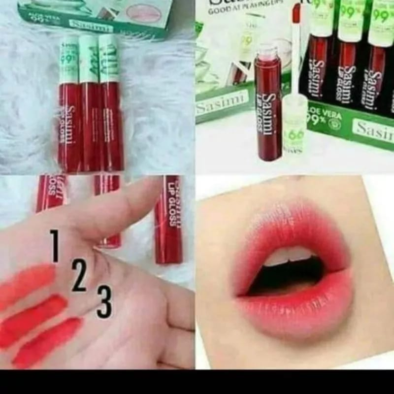 ECER - LIPTINT SASIMI ALOE VERA LIPGLOSS BIBIR