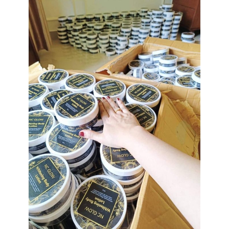 lotion Nc glow, whitening body lotion Nc glow, pemutih badan Nc glow, Nc glow whitening body lotion