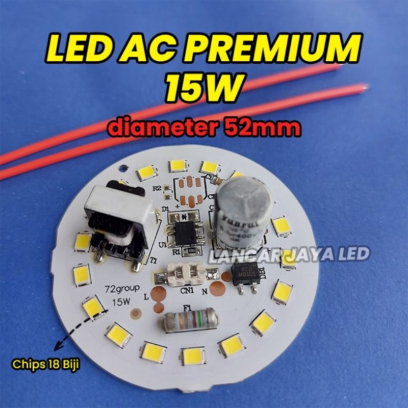 LED AC PREMIUM TRAVO 15w