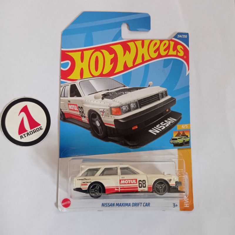 Hotwheels Nissan Maxima Drift Car Putih