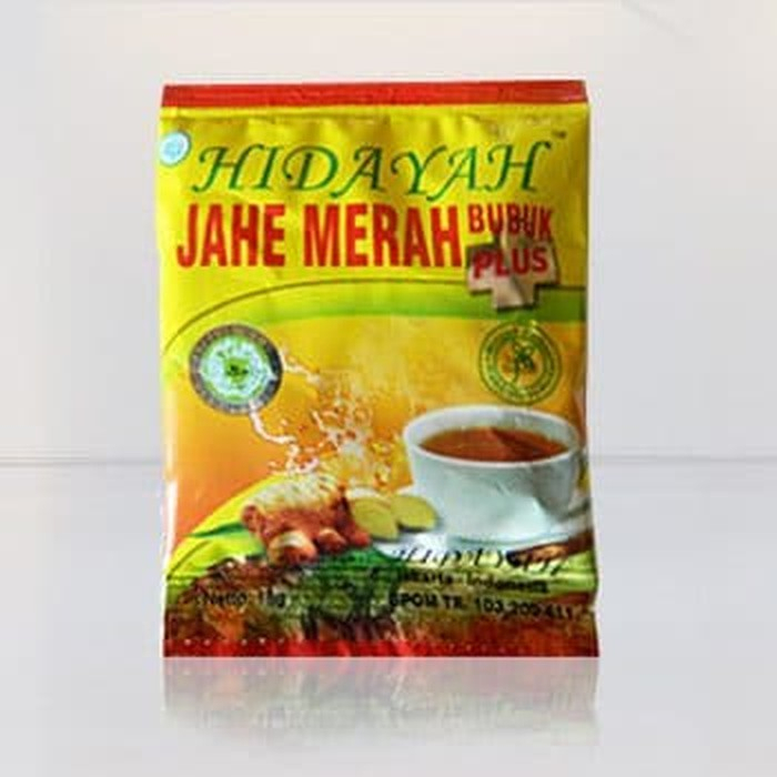 

JAHE MERAH PLUS HERBAL HIDAYAH isi 12 sachet