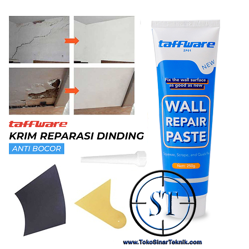 Swift Krim Reparasi Anti Bocor Paste Dempul Tembok Retak Plamir Dinding 250gr Wall Wall Repair Crack Pasta Cream Instant