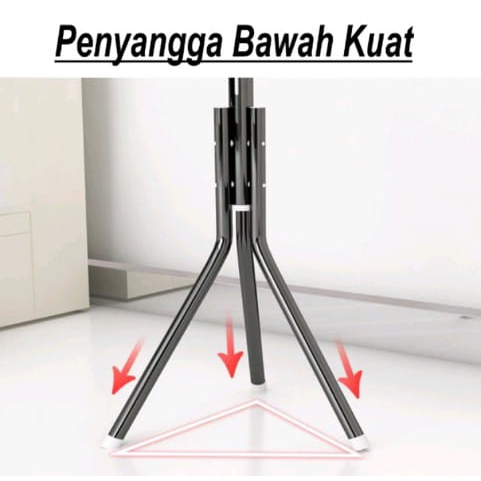 Stand Hanger / Gantungan Baju / Gantungan Jaket Serbaguna / Gantungan berdiri