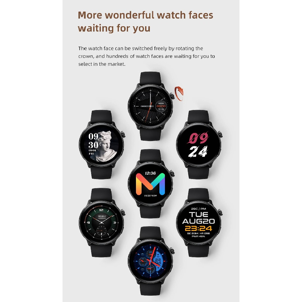 MIBRO WATCH LITE 2 - Sporty Smartwatch with 1.3 inch AMOLED Screen