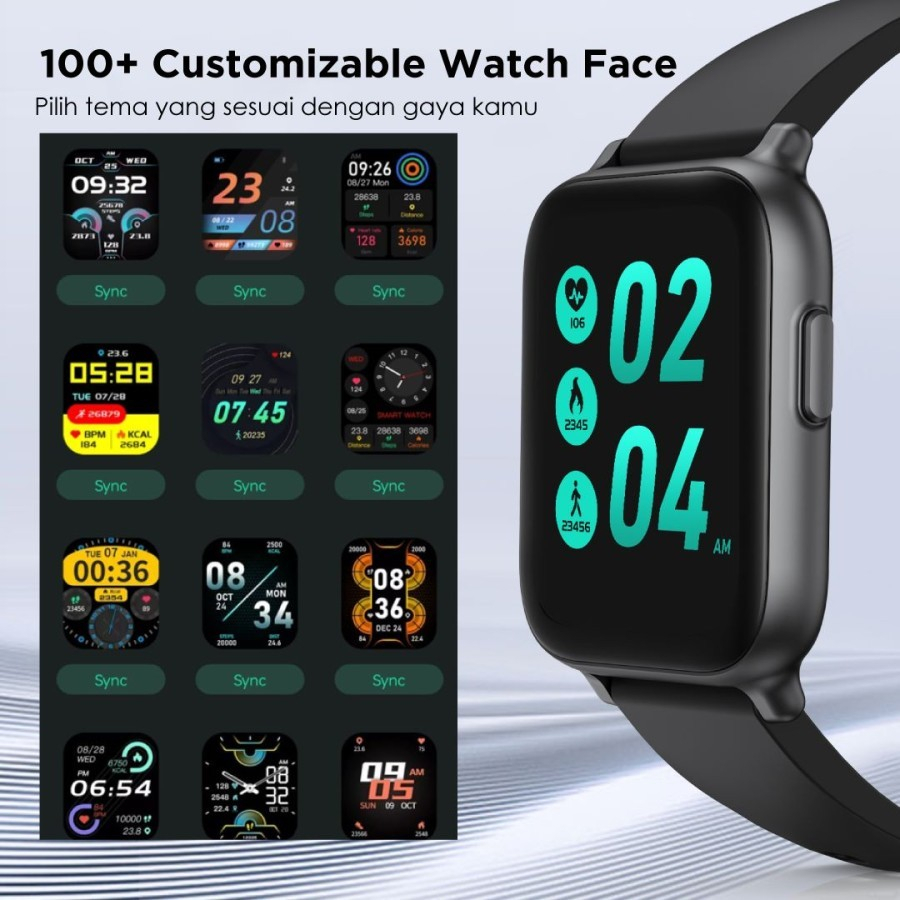 Smartwatch Aukey SW1 Fitness Tracker 10 Activity With IP68 SW-1