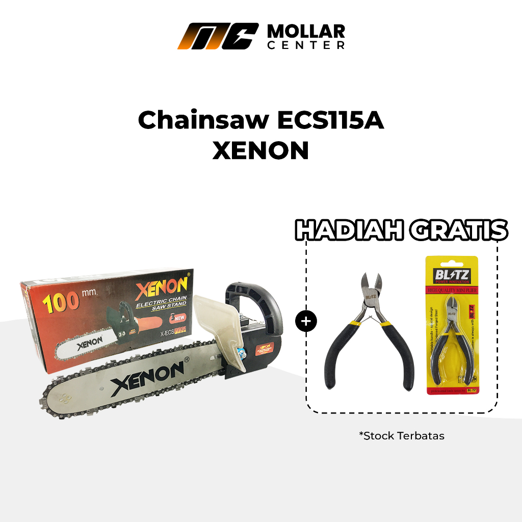 XENON Mini Chainsaw 12 Inch Gerinda Tangan Mata Gergaji