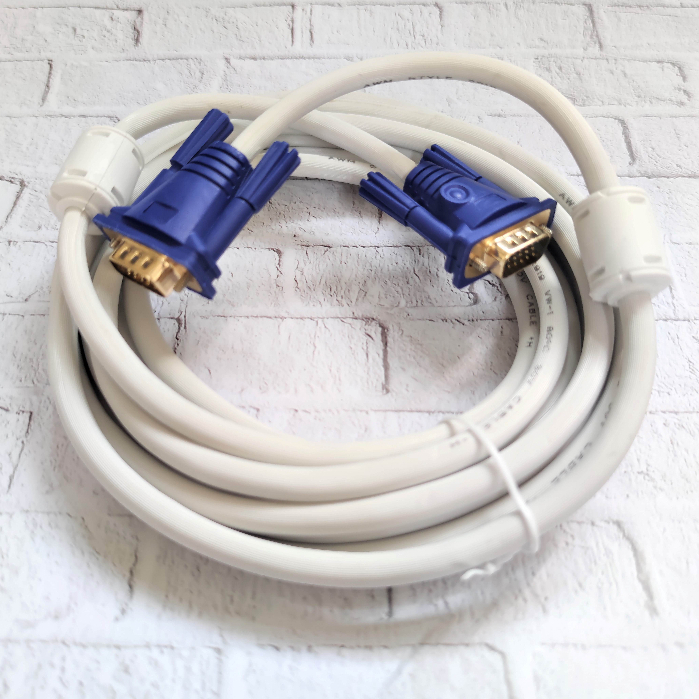 KABEL VGA 5M HIGH QUALITY (GOLD PLATED) / VGA 5 METER / VGA 5 M