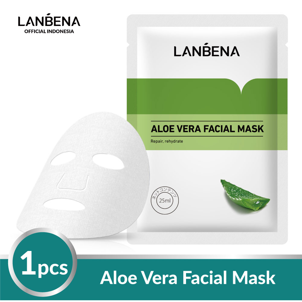 [BPOM] Lanbena Sheet Mask Perawatan kulit Masker Wajah 1PC