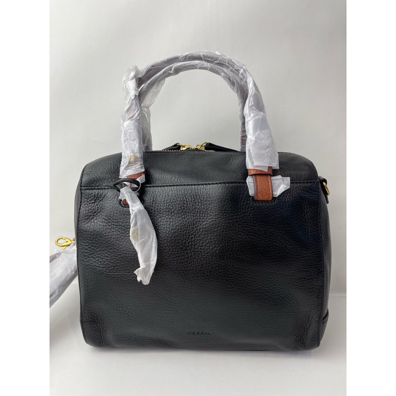 [Authentic] TasFossil Rachel Satchel Black / Original TasFossil Satchel Hitam