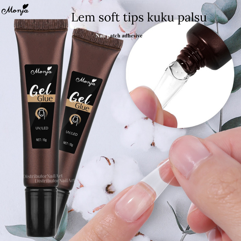 [ COD ]  Gel Nail 3D /NAIL UV GEL KUKU 15gram/Lem Hiasan Kuku/Lem Kuku Gel Nail Art