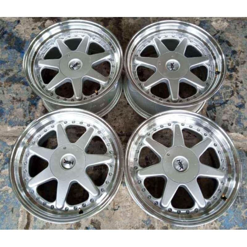 Velg Mobil Second HSR PIEDE Ring 17x7,5/8,5 H5x100/114 ET30 Buat New Avanza Xenia Xpander Civic Camr
