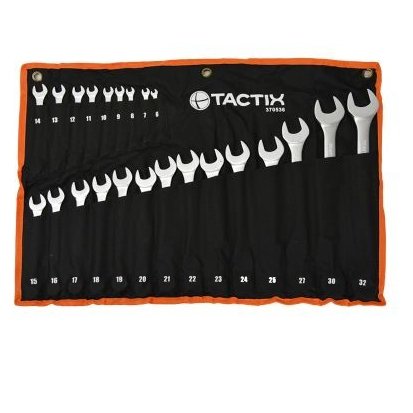 Tactix Kunci Ring Pas 6-32 Mm 23 Pcs