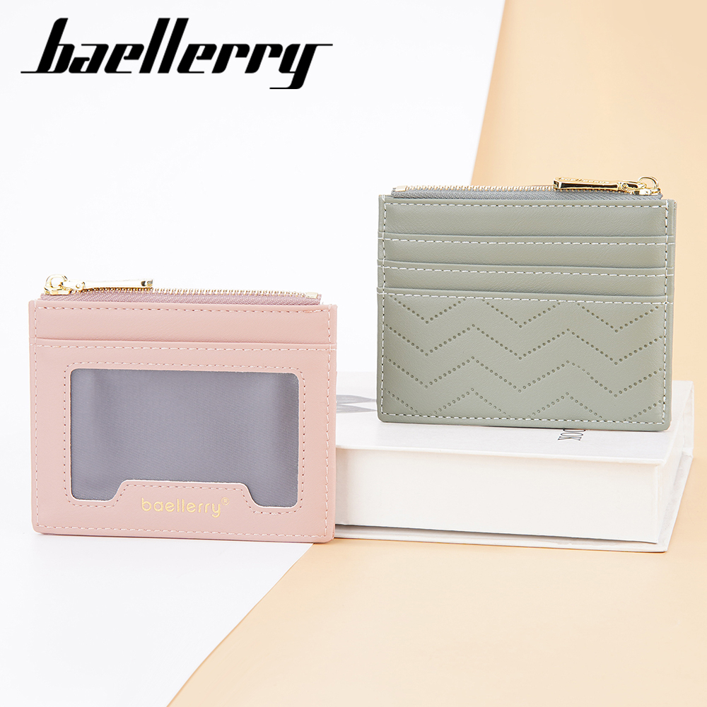 BAELLERRY NR098 Dompet Kartu Wanita Bahan Kulit PU Leather Premium WATCHKITE WKOS