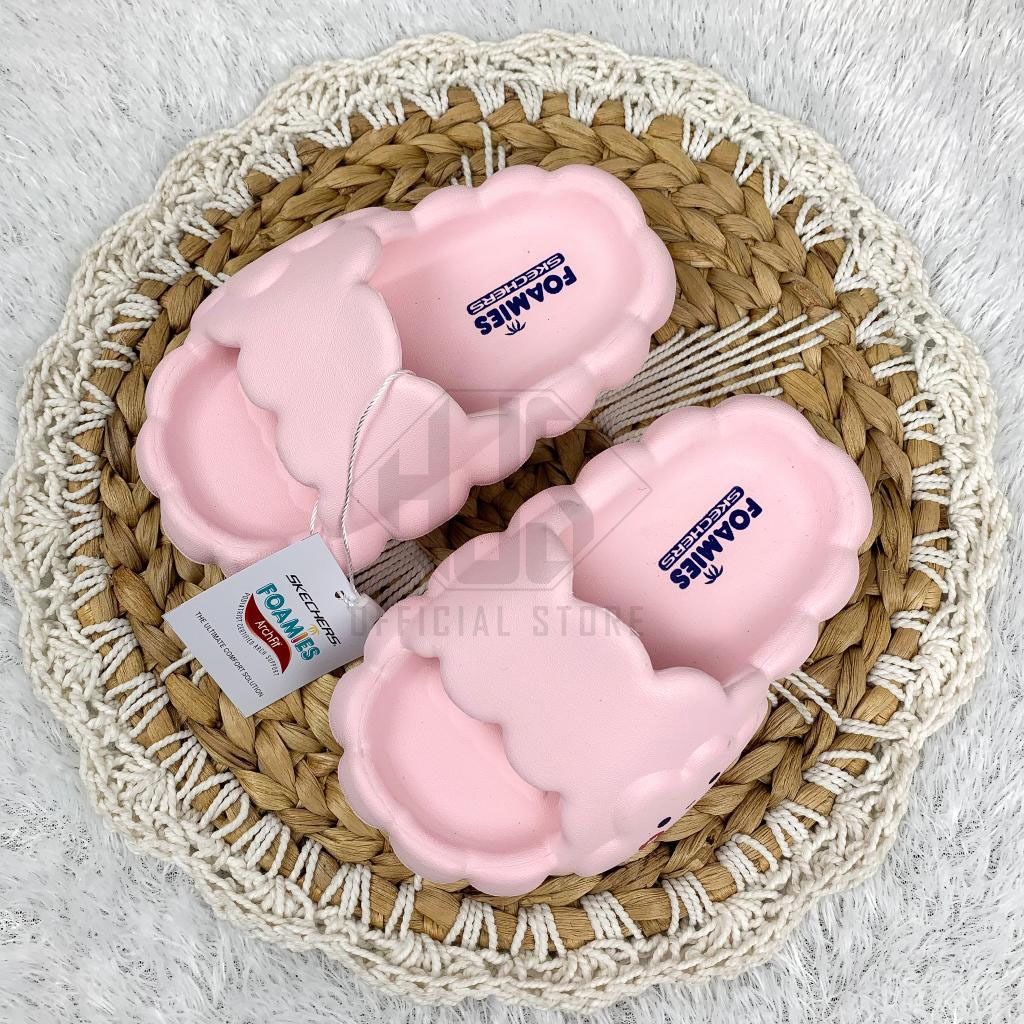 Sandal Selop Anak Perempuan Cloud Awan Korean Style Eva Ringan Terbaru Slip On Jelly Cute Sandal Slop Wanita Anak Anak