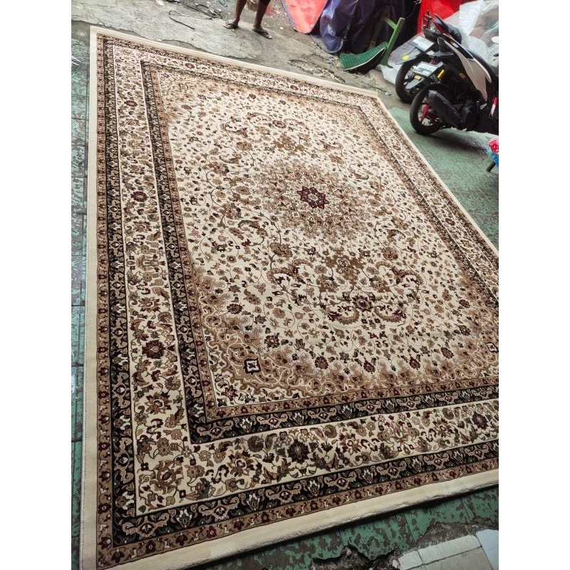 Karpet permadani turki super tebal ukuran jumbo 300x400