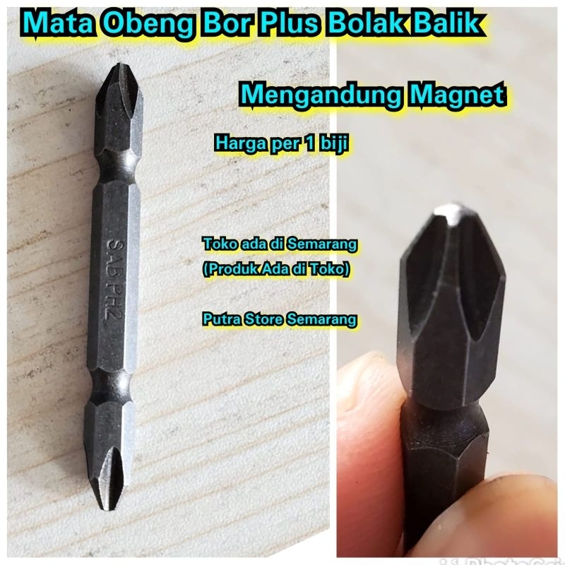 Mata obeng bor bolak balik mata bor obeng Universal Mata Obeng magnet