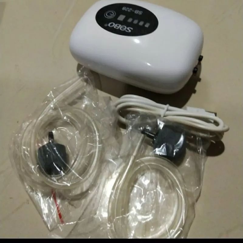 SOBO SB 228 AC DC 2 LUBANG AERATOR OTOMATIS ( AERATOR EMERGENCY )