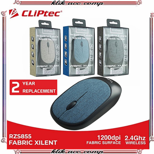 mouse cliptec RZS 855 silen 1200dpi 2,4 GHz wireless