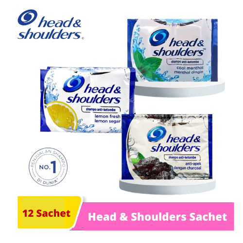 Shampoo Head and Shoulders Sachet 12sachet x 10ml / RANDOM / Shampo