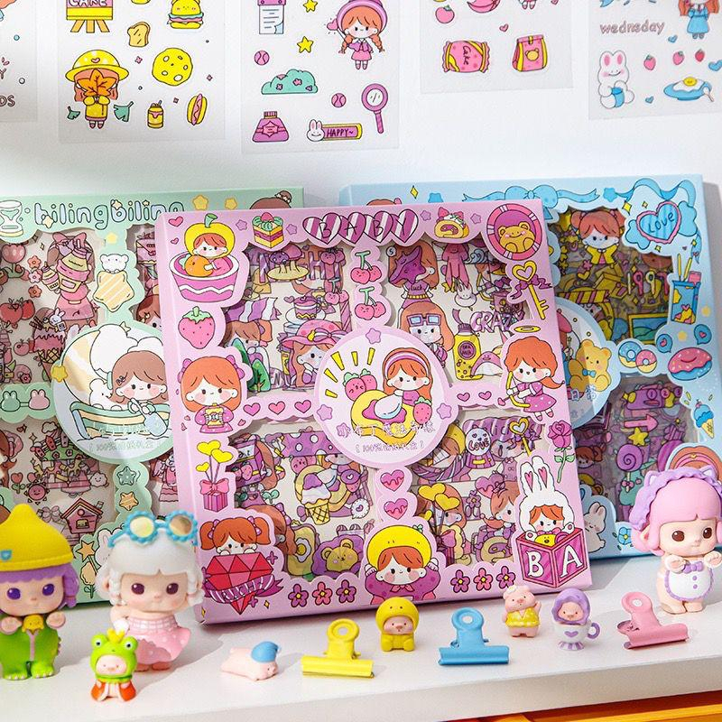 

STICKER WATERPROOF STIKER MOMO 2D DIY VIRAL KOREA BOX