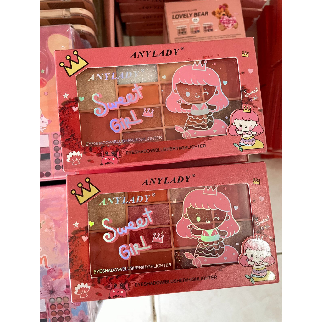 Anylady Sweet Girl Face Palette Eyeshadow Blusher Highlighter