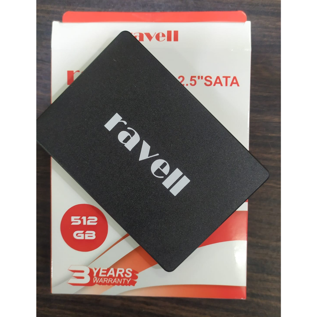 SSD RAVELL 512GB SATA III 2,5&quot; GARANSI 3 TAHUN