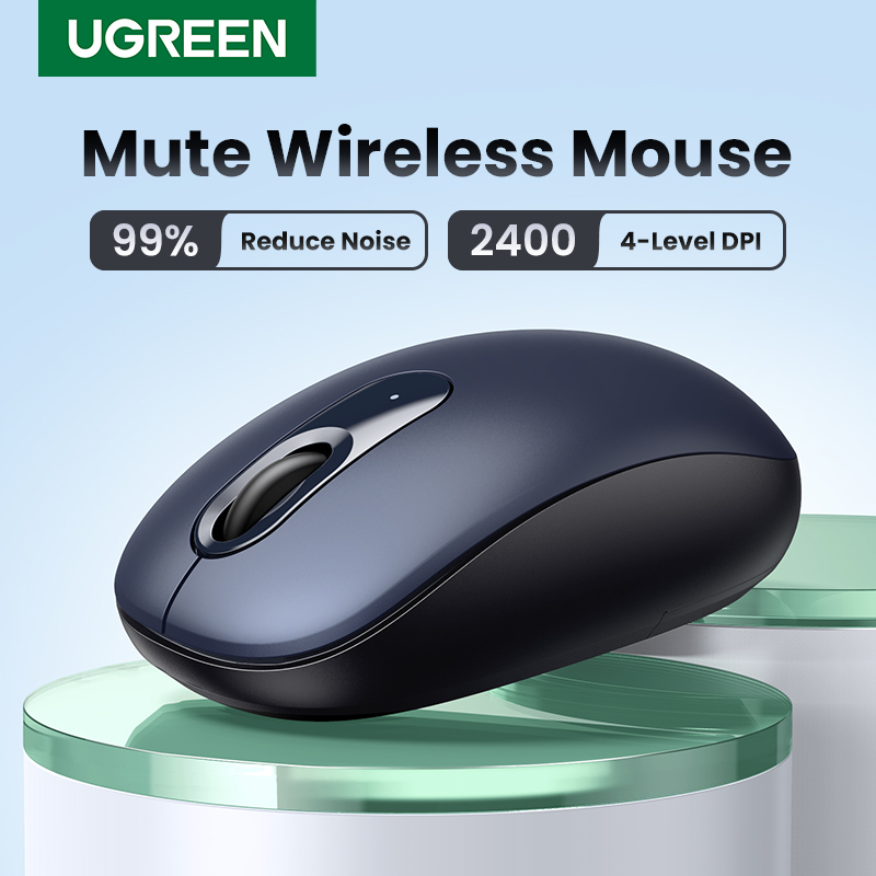 UGREE Mouse Wireless 2,4Ghz Mini Mouse wireless Mute Silent Click