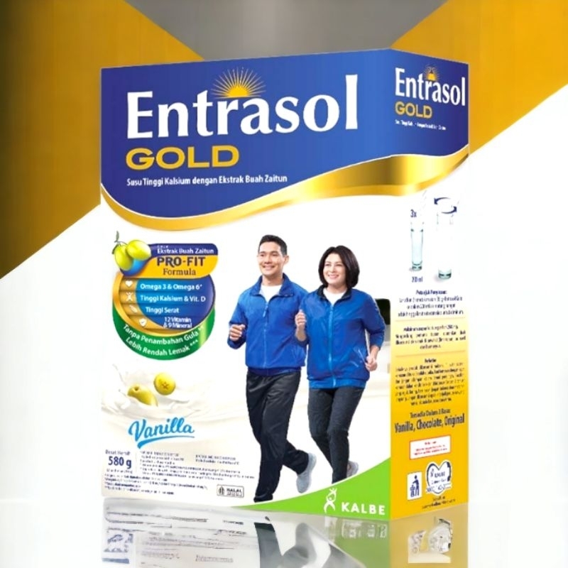 

Entrasol Gold Susu Bubuk Nutrisi Dewasa Vanila 580 g