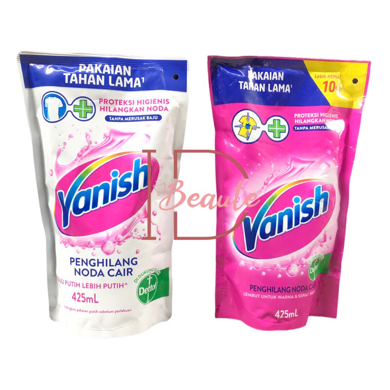 Vanish Putih / Pink Cair Penghilang Noda Pakaian - 425 ml