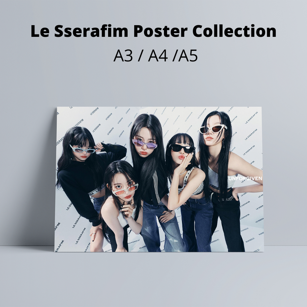 Poster Le Sserafim Poster Collection - Poster kpop murah