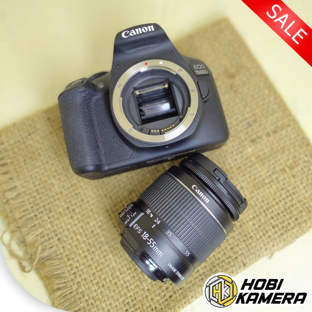 Kamera Dslr Canon 1500d Lensa 18-55mm Wifi - bekas