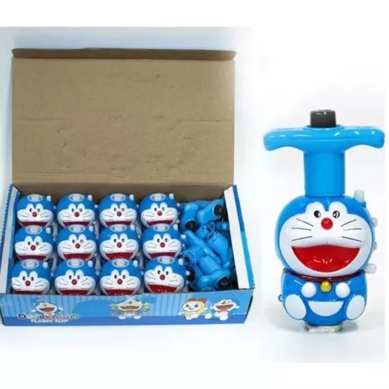 JOFESTORE88 X FerenHongXia MAINAN GASING FLASHING TOP MOTIF DORAEMON