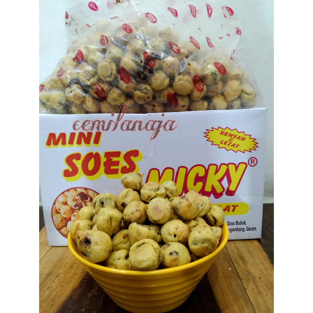 

SOES MINI COKLAT LUMER MICKY 2 KG / KUE SOES KERING COKELAT BANDUNG / SNACK ENAK MURAH