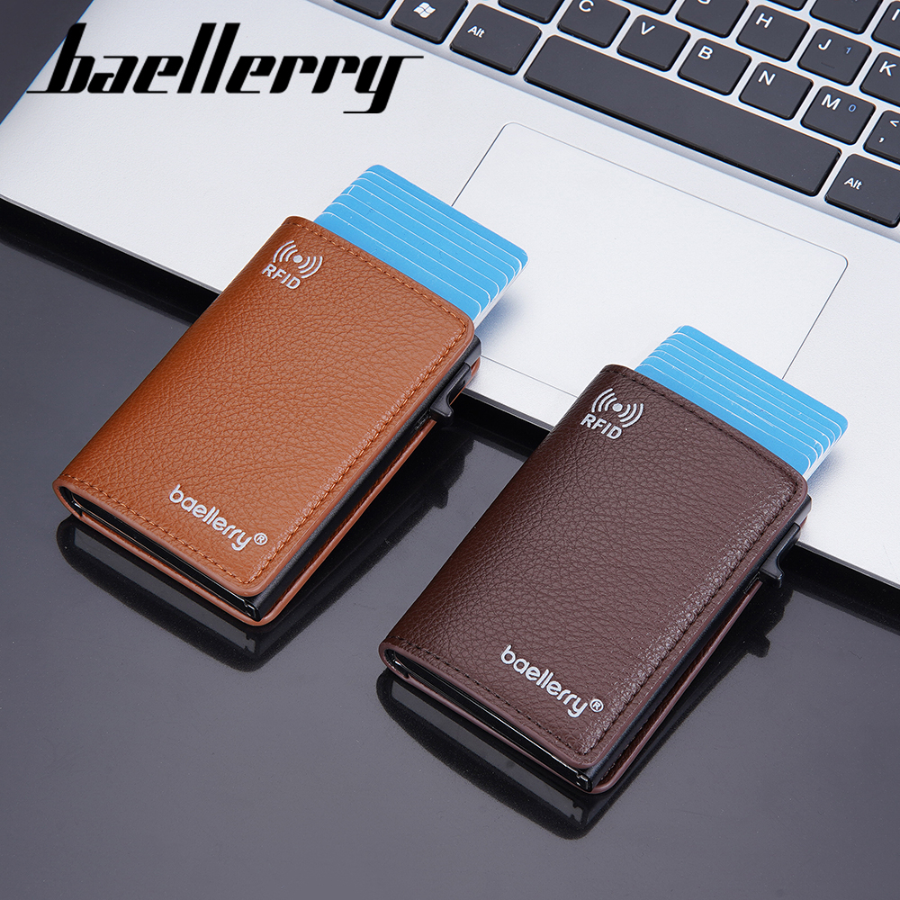 BAELLERRY K9301 Dompet Kartu Pria Bahan Kulit PU Leather Premium WATCHKITE WKOS