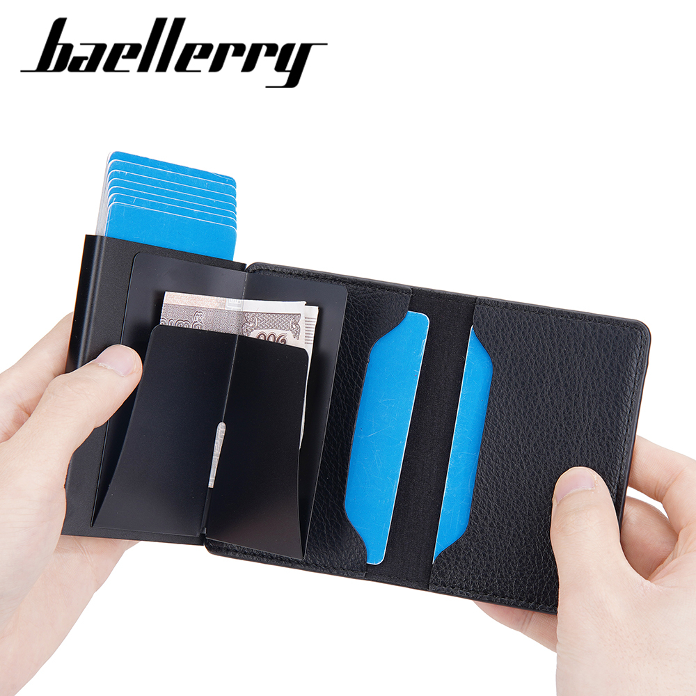 BAELLERRY K9301 Dompet Kartu Pria Bahan Kulit PU Leather Premium WATCHKITE WKOS